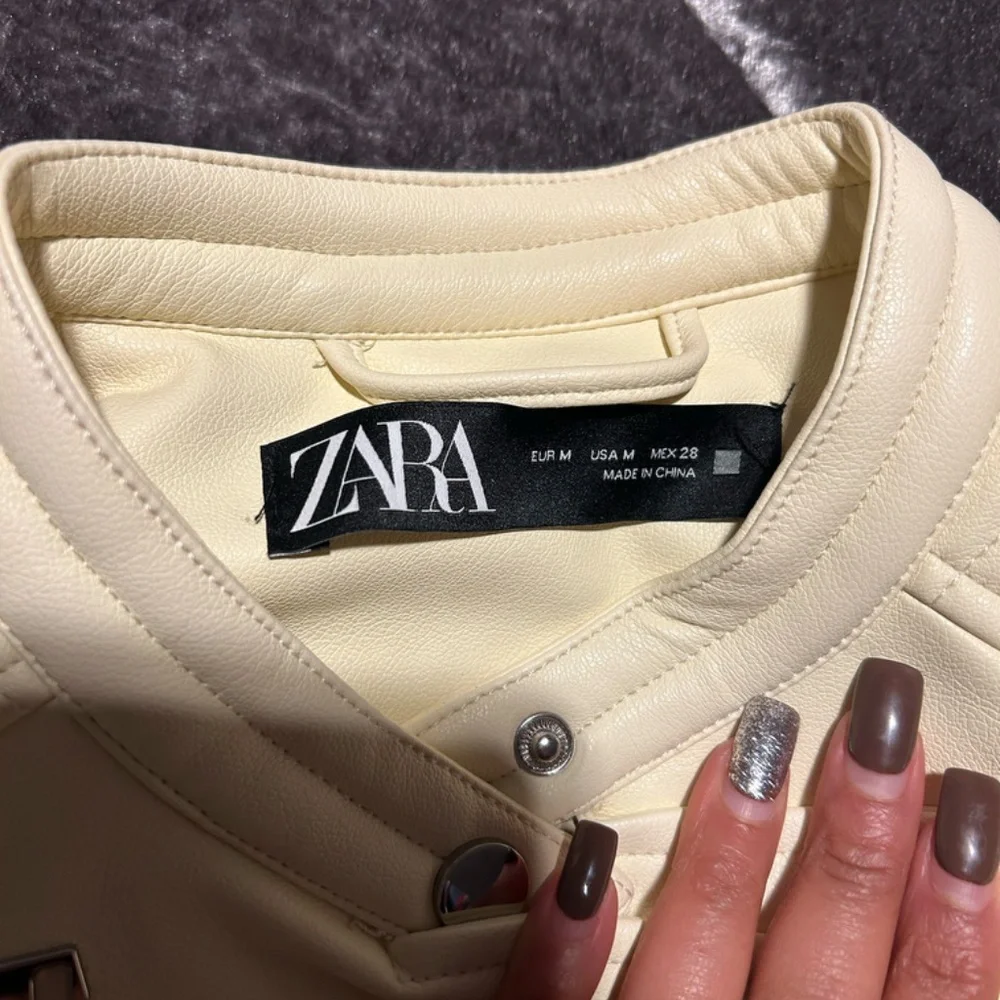 Zara Faux Leather Utility Jacket - Picture 6 of 6